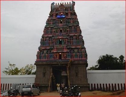 தாதேசுவரர் கோயில் கோபுர வாயில்.