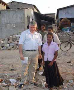 Jim Karygiannis in Sri Lanka..