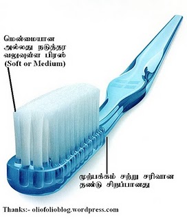 பிரஸ்சைப் பொறுத்தவரையில் மென்மையான அல்லது நடுத்தரமுள்ள பிரஸ்சை (Soft or Medium)மட்டுமே உபயோகியுங்கள்.