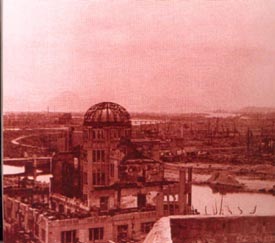 after atomic explosion Hiroshima