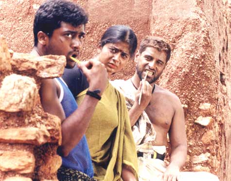 Vikram, Surya & Sangeetha in Pithamagan